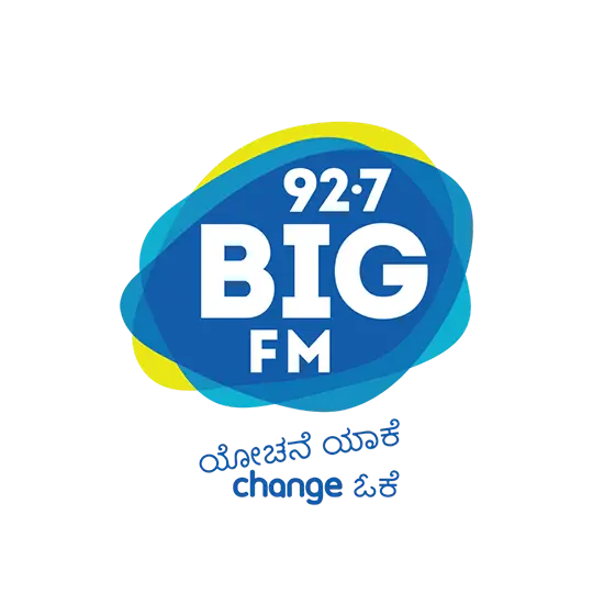 92.7 BIG FM radio station official blue and yellow logo, a client of Growth Up PR Agency.